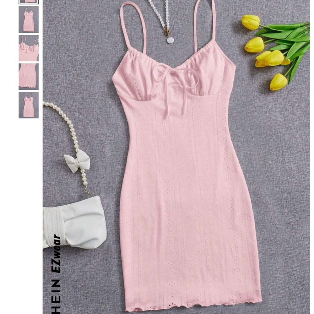 SHEIN Pink Mini Dress